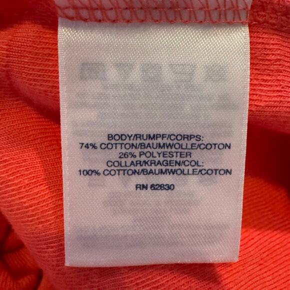 Lands End Size XL Coral Terry Cloth Floral Jacquard Beach Dress Swim Cover Up - Picture 8 of 8